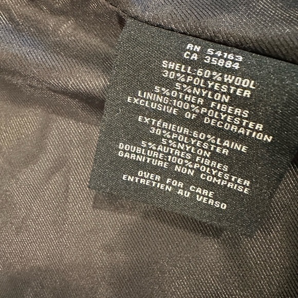 Beautiful like new heather gray wool blend car coat - Picture 4 of 5